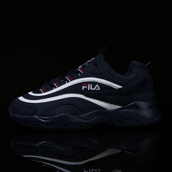 Sapatos De Estilo De Vida Fila Homem Azul Marinho - Fila Ray En Portugal,JWEK-75904